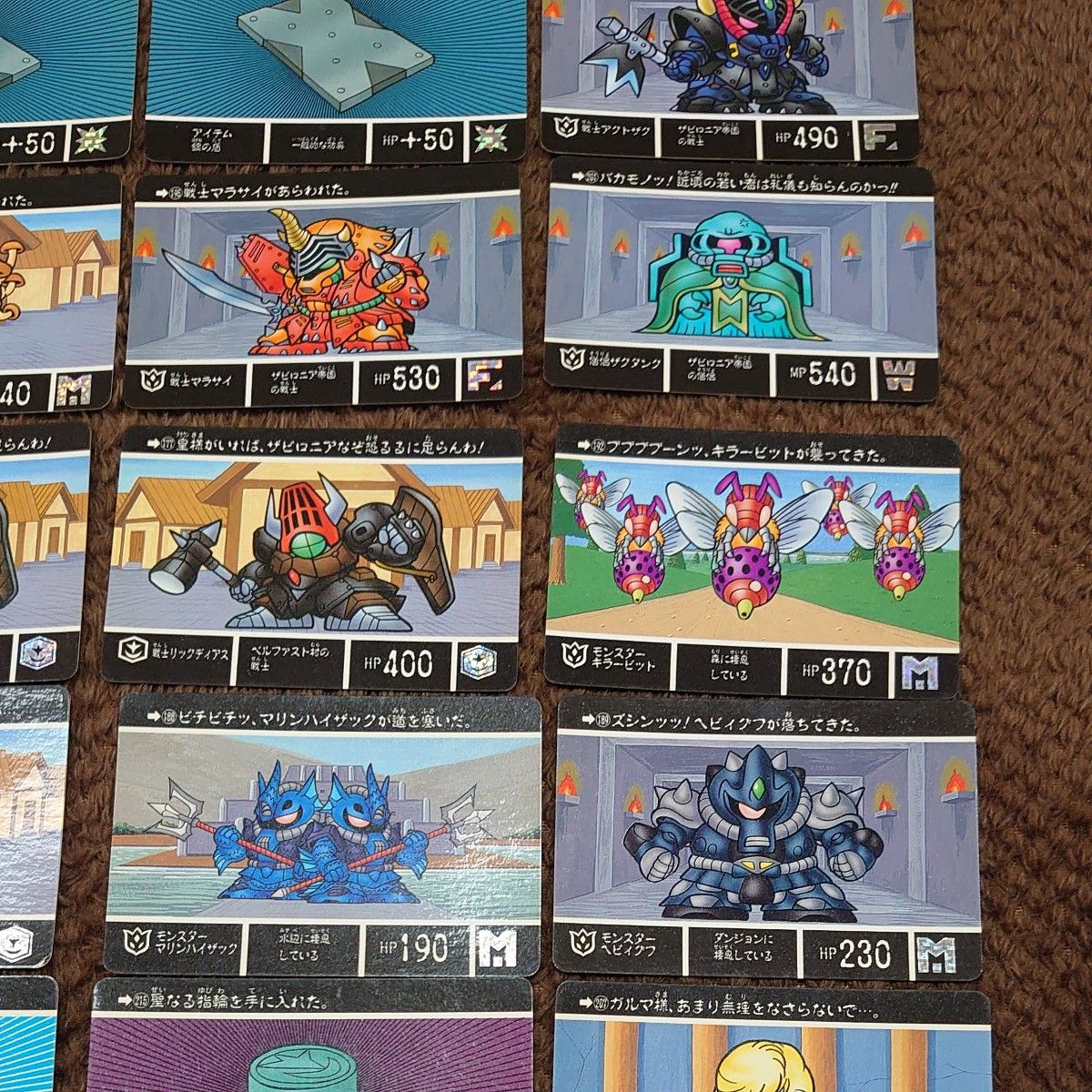 当時物 カードダス SDガンダム カード 19枚まとめて SDガンダム外伝 カードダス SDガンダム バンダイ カード 当時物