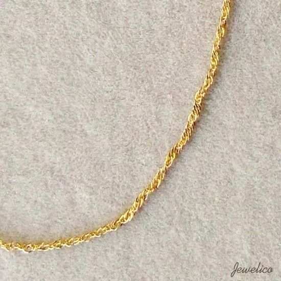 K18 ネックレス 18K スクリューチェーン 18金 刻印 40cm 刻印 K18 ネックレス 18K スクリューチェーン 18金 刻印 40cm 刻印