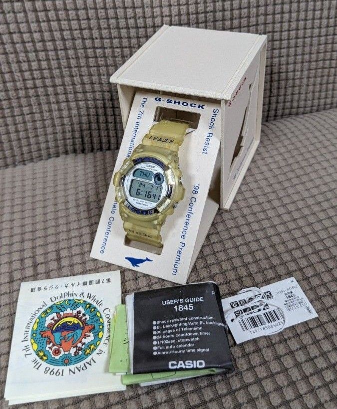 カシオ G-SHOCK DW-9200K-2BT 第7回国際イルカ・クジラ会議 青 カシオ G-SHOCK DW-9200K-2BT 第7回国際イルカ・クジラ会議 青