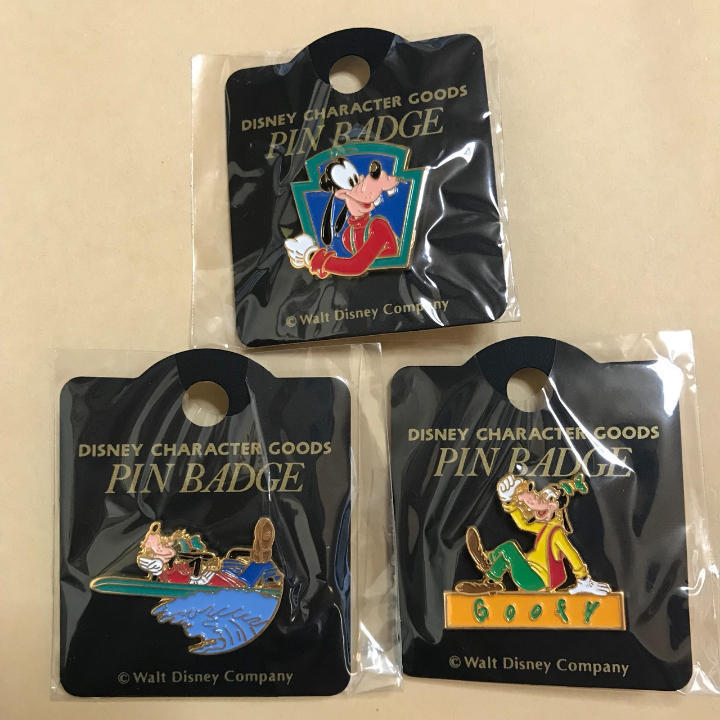 [Бесплатная доставка] Гуфи (гофи) значок Disney Pin 3 штуки