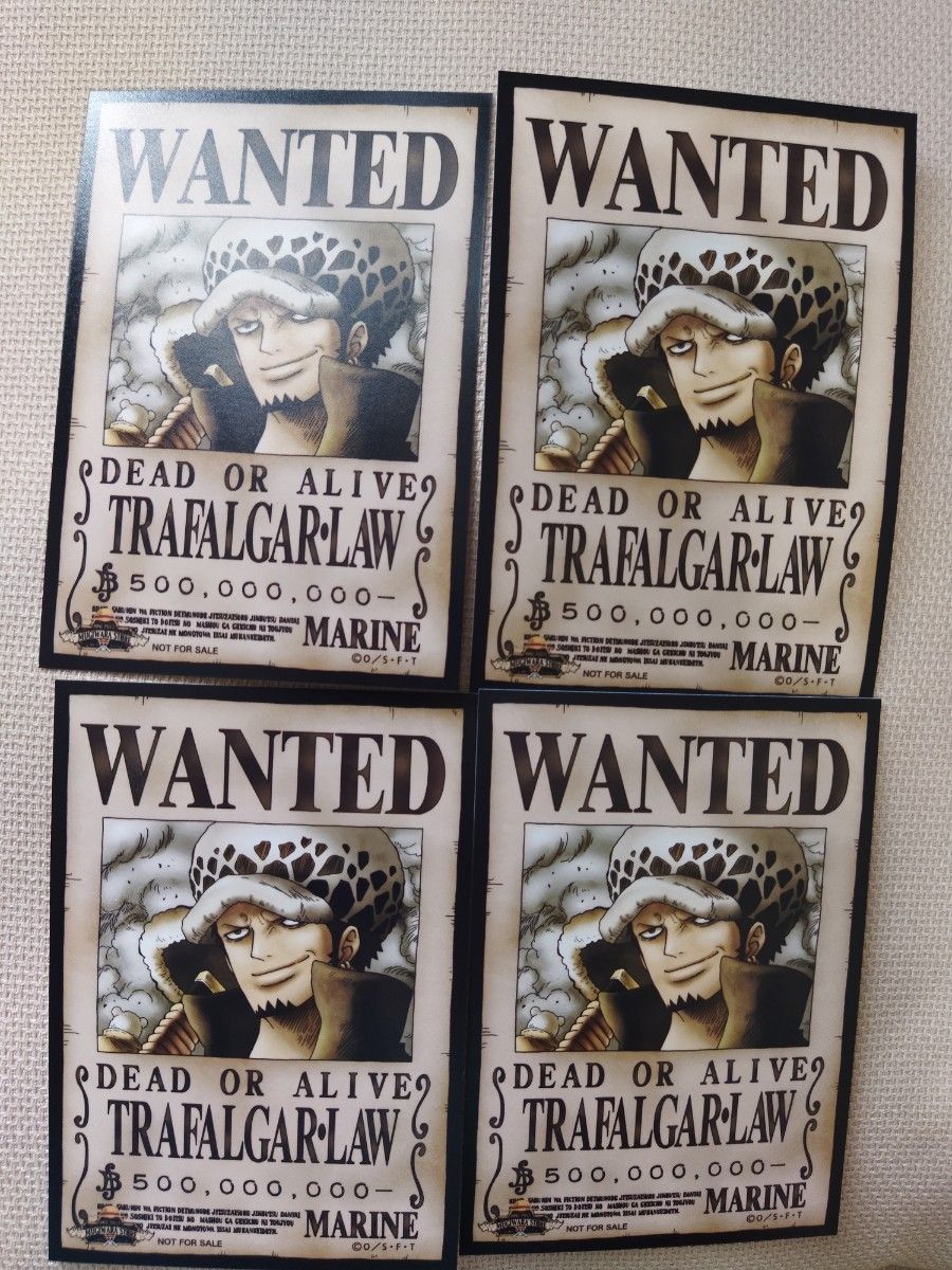 ワンピース うくっ トラファルガー・ロー 手配書ブロマイド ONEPIECE ワンピース うくっ トラファルガー・ロー 手配書ブロマイド ONEPIECE