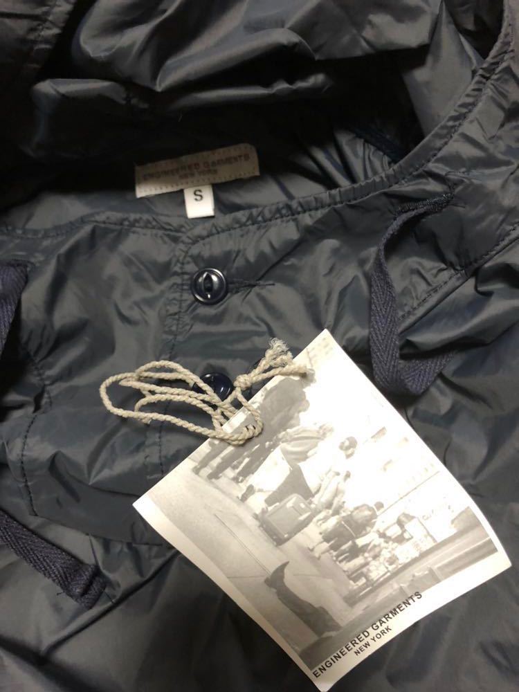今期 2019ss ENGINEERED GARMENTS DARK NAVY NYLON TAFFETTA CAGOULE