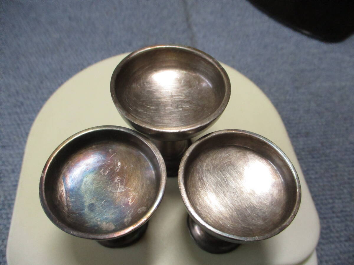 124g☆純銀 刻印 銀製 仏具 仏飯器 純銀 シルバー SILVER☆R60 124g☆純銀 刻印 銀製 仏具 仏飯器 純銀 シルバー SILVER☆R60