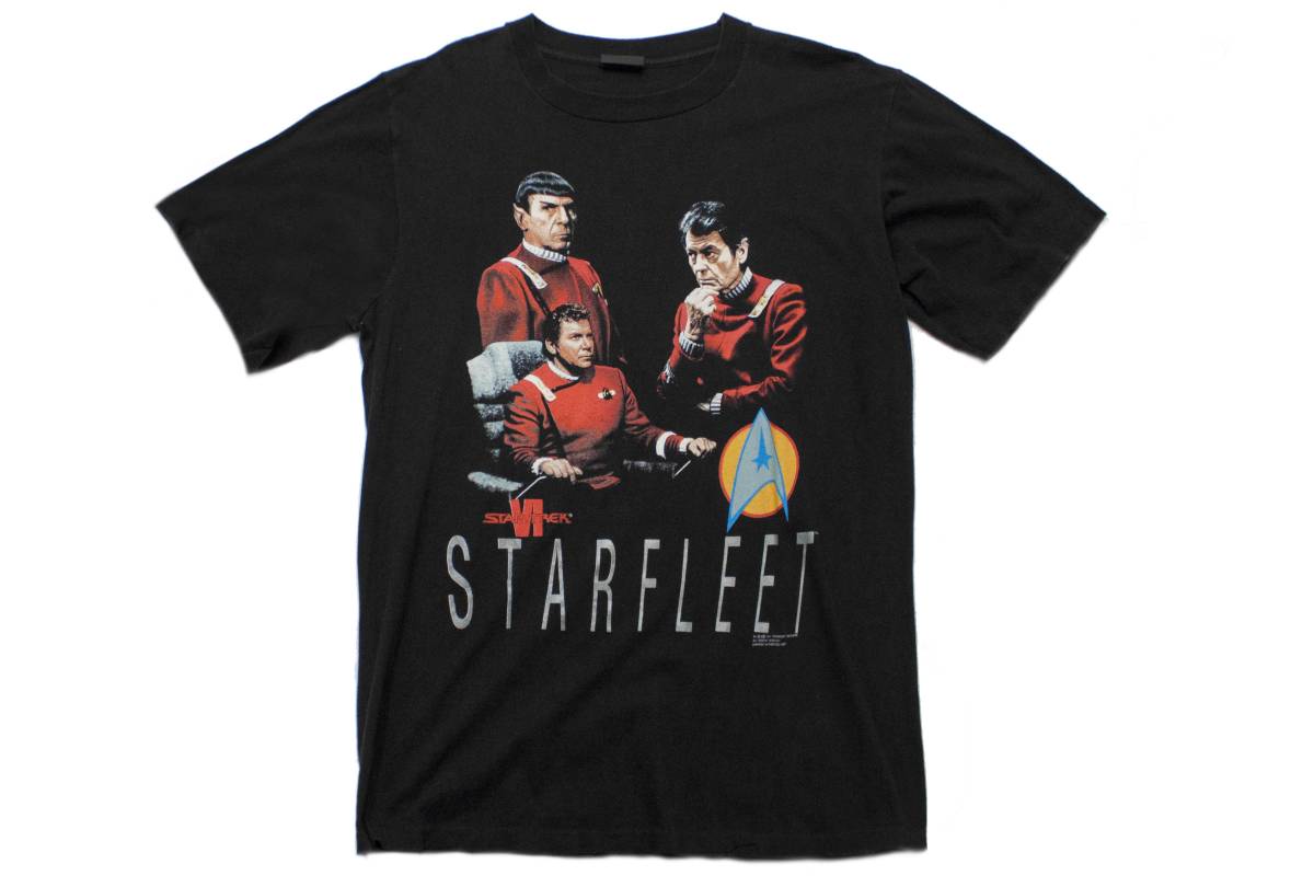 1991年 USA製 STAR TREK 『STARFLEET / KLINGONS』 Tシャツ スタートレック STAR WARS_画像1