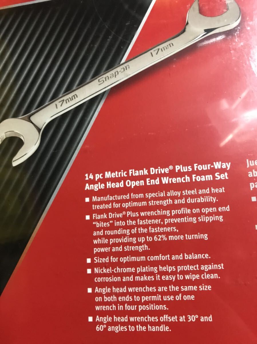 スナップオン Snap-on SVSM01FBR 14PC メトリック4ウェイ スナップオン Snap-on SVSM01FBR 14PC メトリック4ウェイ