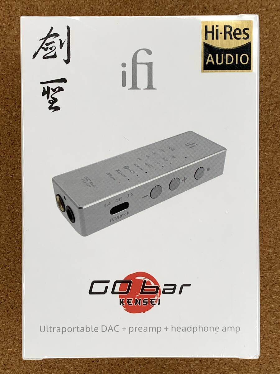 未開封新品 】 GO bar 剣聖 iFi-Audio スティック型 USB-DAC 未開封新品 】 GO bar 剣聖 iFi-Audio スティック型 USB-DAC