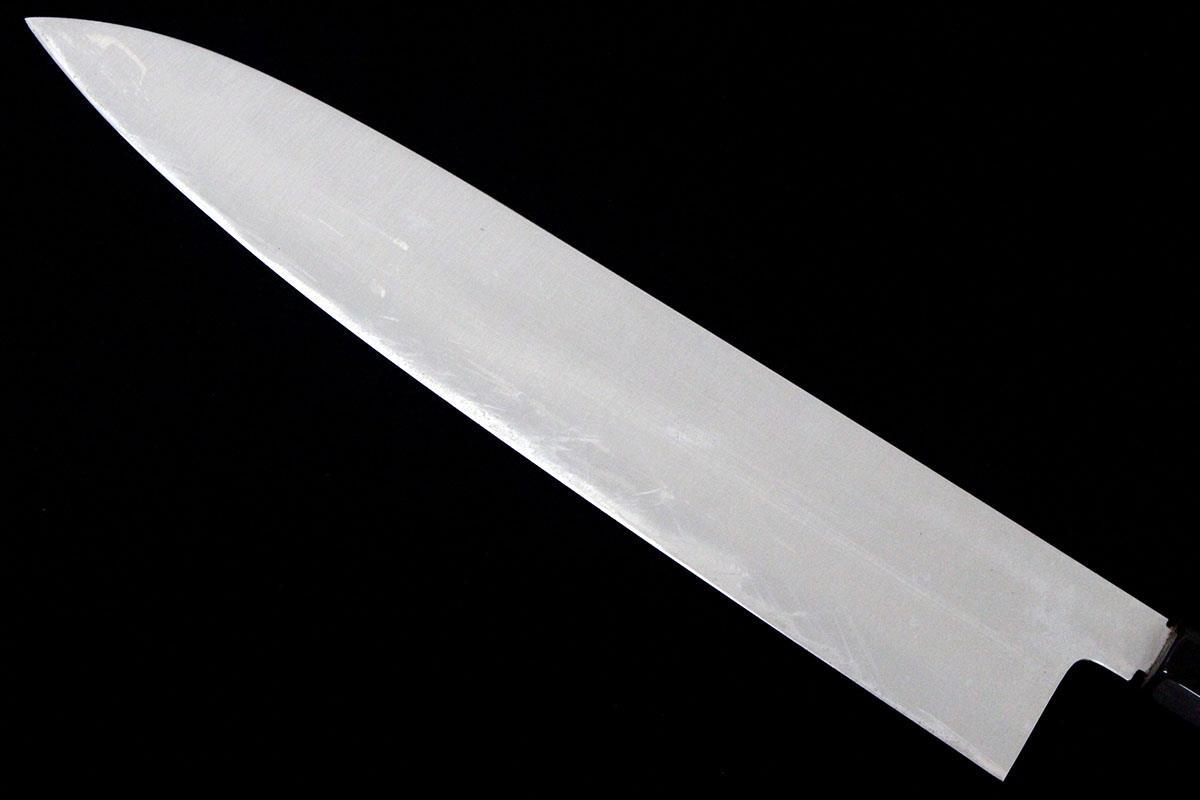 Bibian 比比昂- 美品|高鳳牛刀和包丁390mm 黒檀柄黒檀鞘付KN02 Bibian 比比昂- 美品|高鳳牛刀和包丁390mm 黒檀柄黒檀鞘付KN02