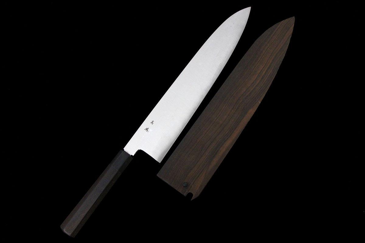 Yahoo!オークション - 美品|高鳳 牛刀 和包丁 390mm 黒檀柄 Yahoo!オークション - 美品|高鳳 牛刀 和包丁 390mm 黒檀柄