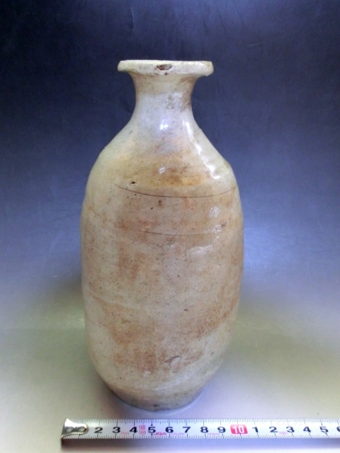 徳利□古萩 酒器 花入 花瓶(江戸期)古壺 古美術 時代物 骨董品