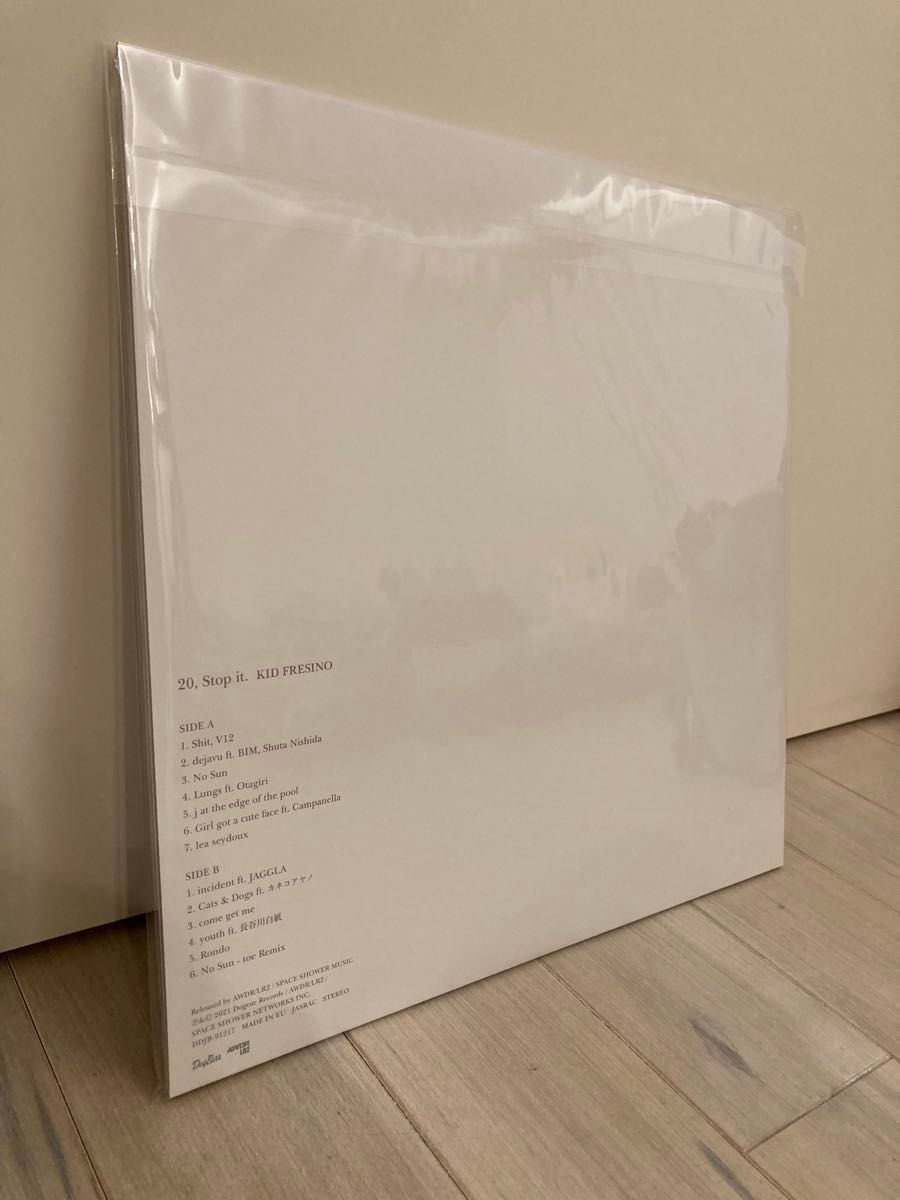 新品・未開封】 KID FRESINO 20 Stop it レコード LP 新品・未開封】 KID FRESINO 20 Stop it レコード LP