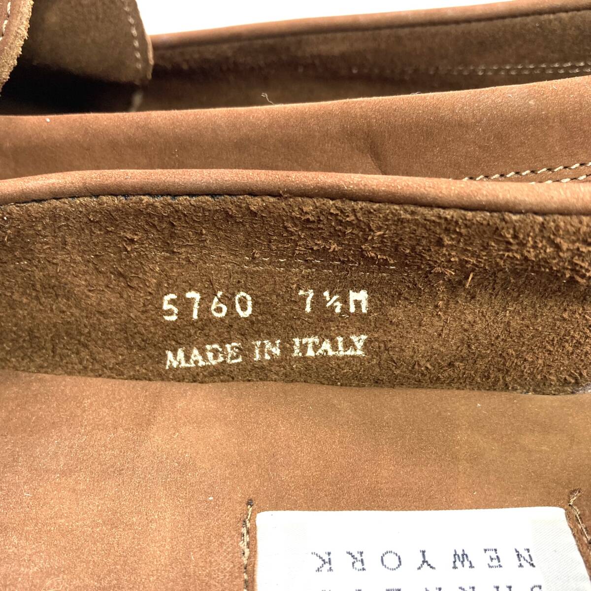 未使用 BARNEYS NEWYORK バーニーズニューヨーク スエード 未使用 BARNEYS NEWYORK バーニーズニューヨーク スエード