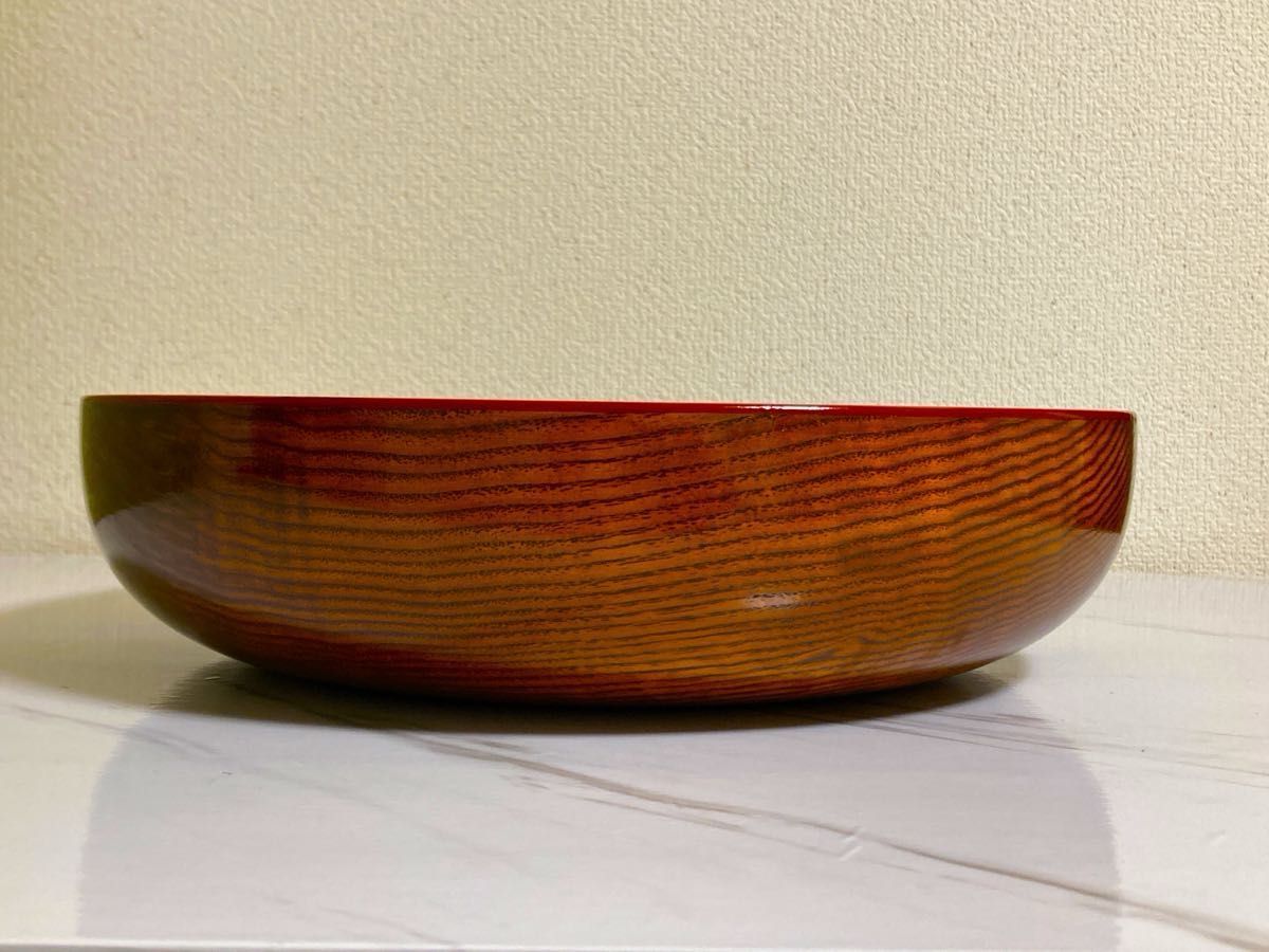 深鉢栃 ;面朱 32.5cm木製国産 漆塗り 未使用品 深鉢栃 面朱 32 5cm木製国産 漆塗り 未使用品|Yahoo!フリマ(旧