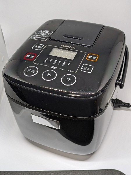 2020年製 YAMAZEN マイコン炊飯ジャーYJC-300(B) ブラック 3合 2020年製 YAMAZEN マイコン炊飯ジャーYJC-300(B) ブラック 3合