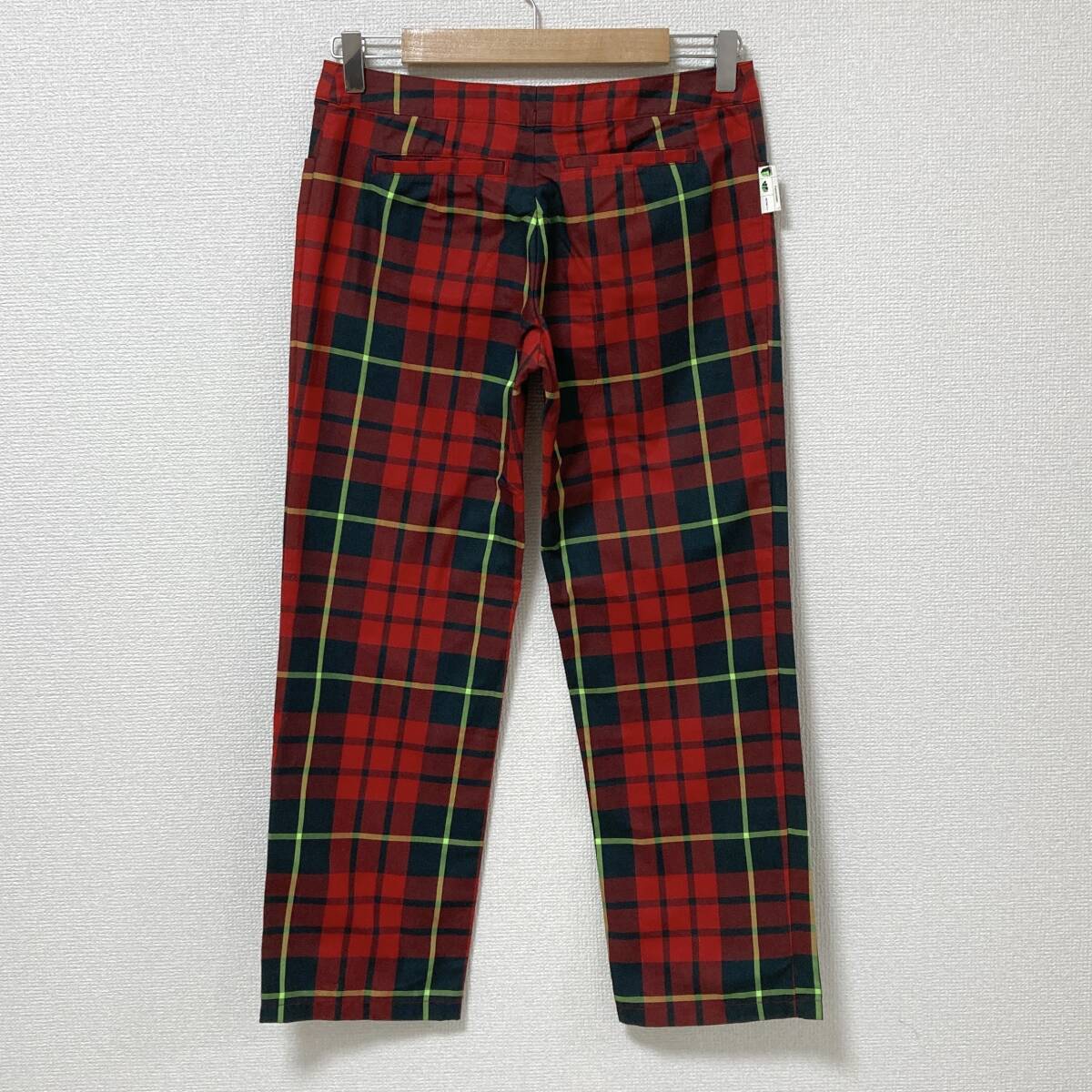 2001SS UNDERCOVER CHAOTIC DISCORD タータンチェック クロップド パンツ Mサイズ アンダーカバー スラックス VINTAGE archive 4040263_画像2