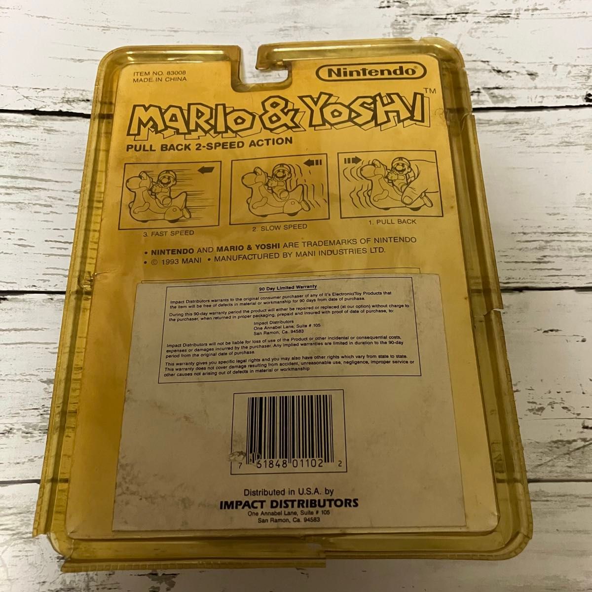 激レア 海外限定】マリオ&ヨッシー プルバックアクション 激レア 海外限定】マリオ&ヨッシー プルバックアクション