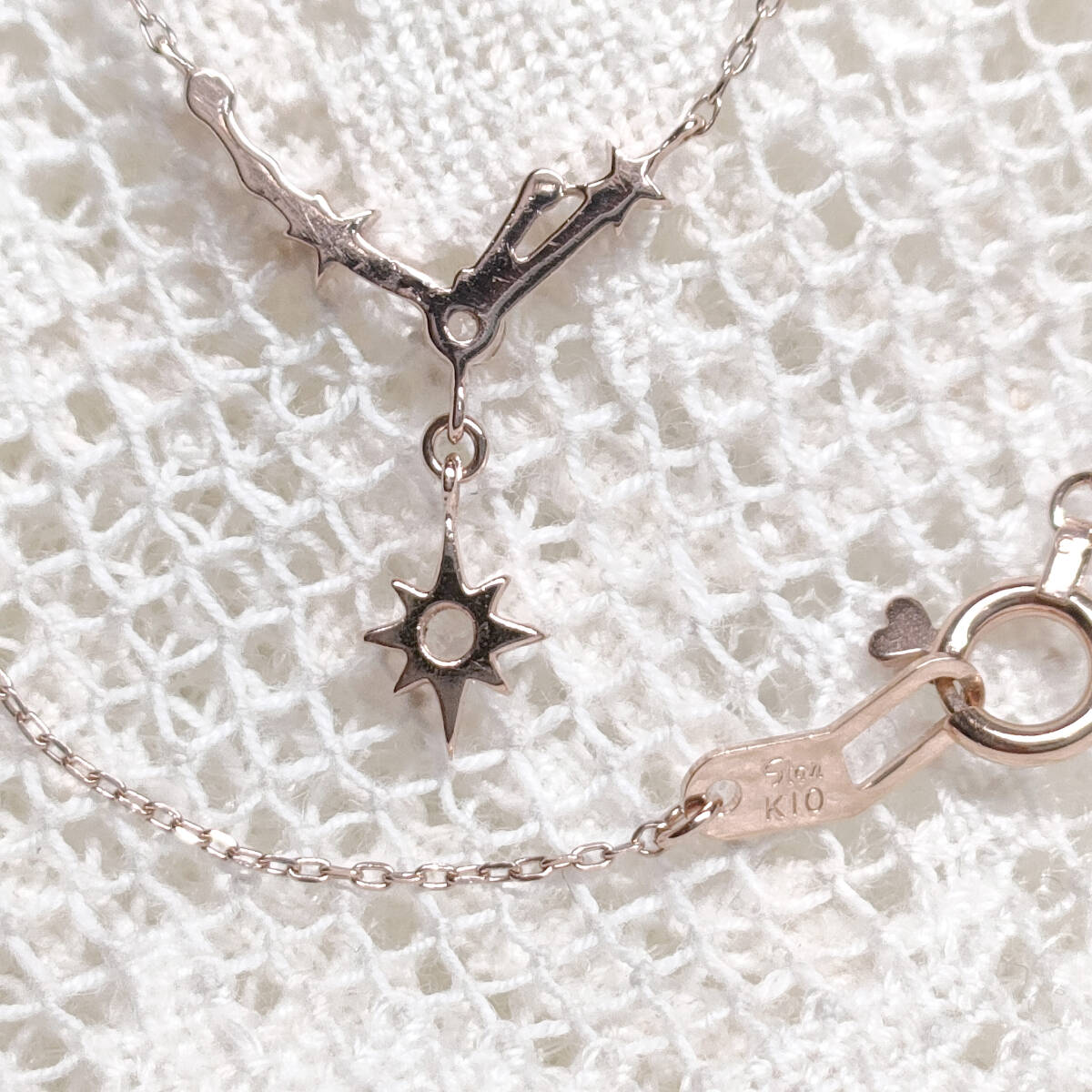 K10 【STAR JEWELRY】 星座 ネックレス 44cm クリスマス限定 K10 【STAR JEWELRY】 星座 ネックレス 44cm クリスマス限定