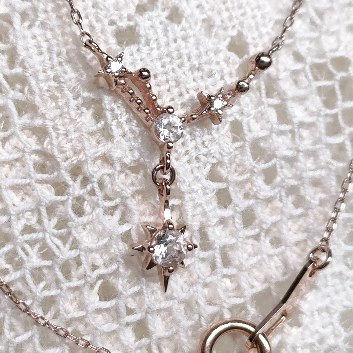 K10 【STAR JEWELRY】 星座 ネックレス 44cm クリスマス限定 K10 【STAR JEWELRY】 星座 ネックレス 44cm クリスマス限定