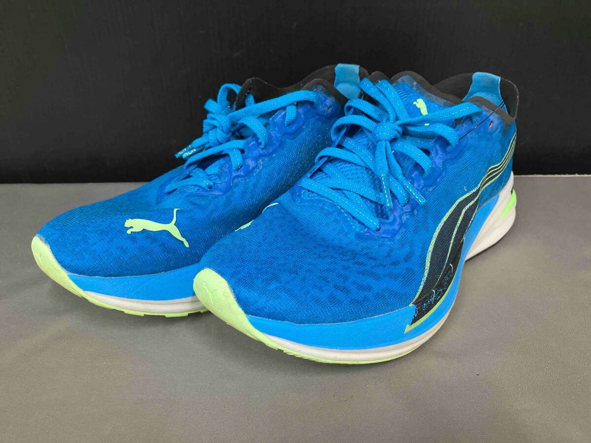 クリスマスファッション PUMA ランニングシューズ 25.0cm ニトロワイルドウォッシュ ディヴィエイト 25.0cm