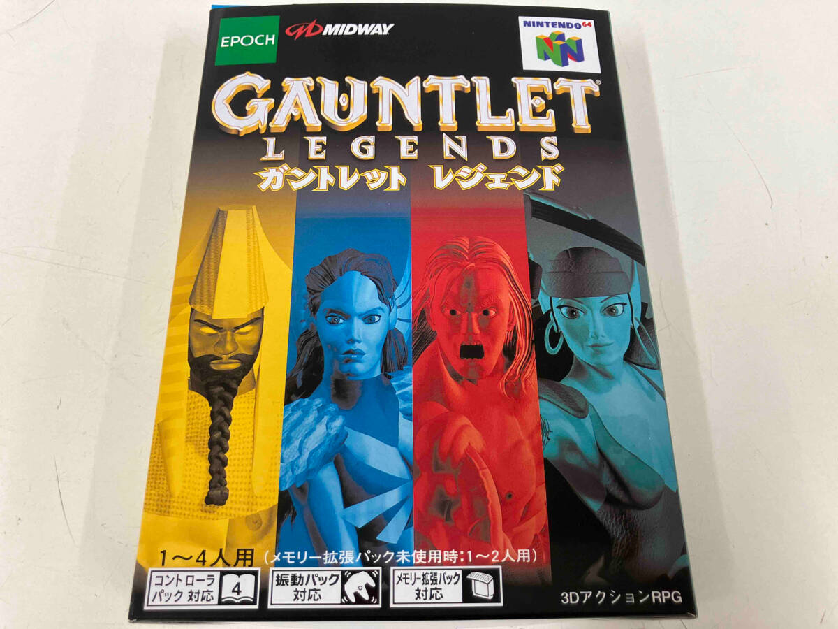 【大特価!!】 ゲーム ガントレットレジェンド NINTENDO64 外箱 ソフト 説明書 ロールプレイング