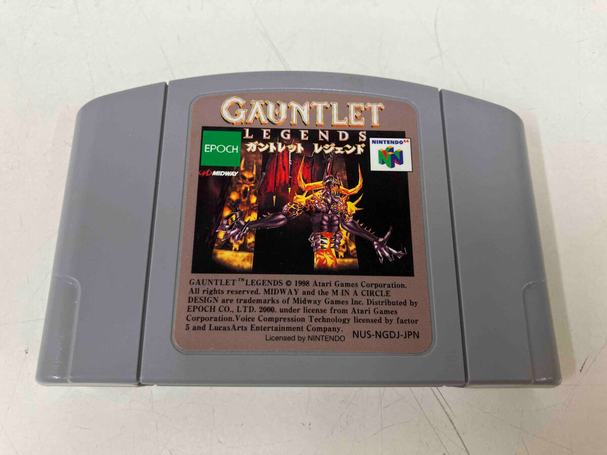 【公式】アクセサリーの激安通販 ゲーム ガントレットレジェンド NINTENDO64 外箱 ソフト 説明書 ロールプレイング