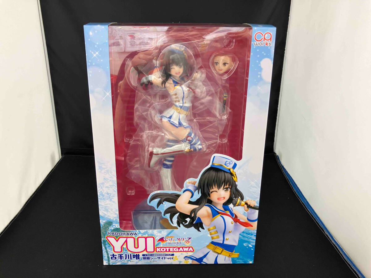 【お試し価格!】 美品 LOVEる-とらぶる-ダークネス To Caworks 1/7 潮風シーサイドver. 古手川唯 KADOKAWA 未開封品 To LOVEる