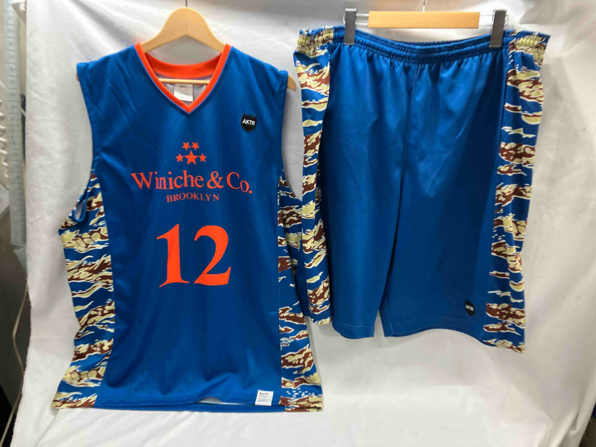 最新な AKTR 上下 12 バスケットウェア バスケ BROOKLYN Winiche&Co タンクトップ