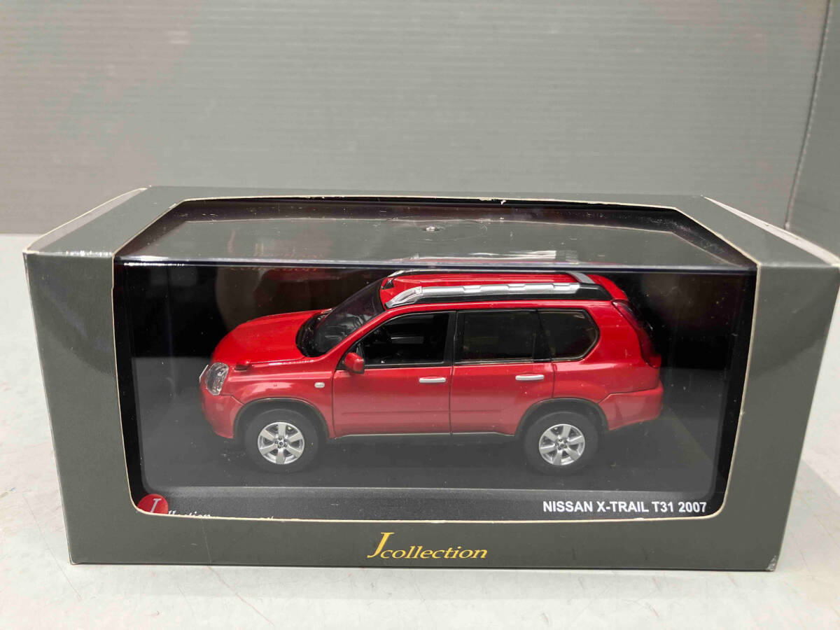 1/43 京商 日産 エクストレイル T31 2007 ミニカー レッド 京商 NISSAN X-TRAIL T31 2007(レッド) (1/43ミニカー