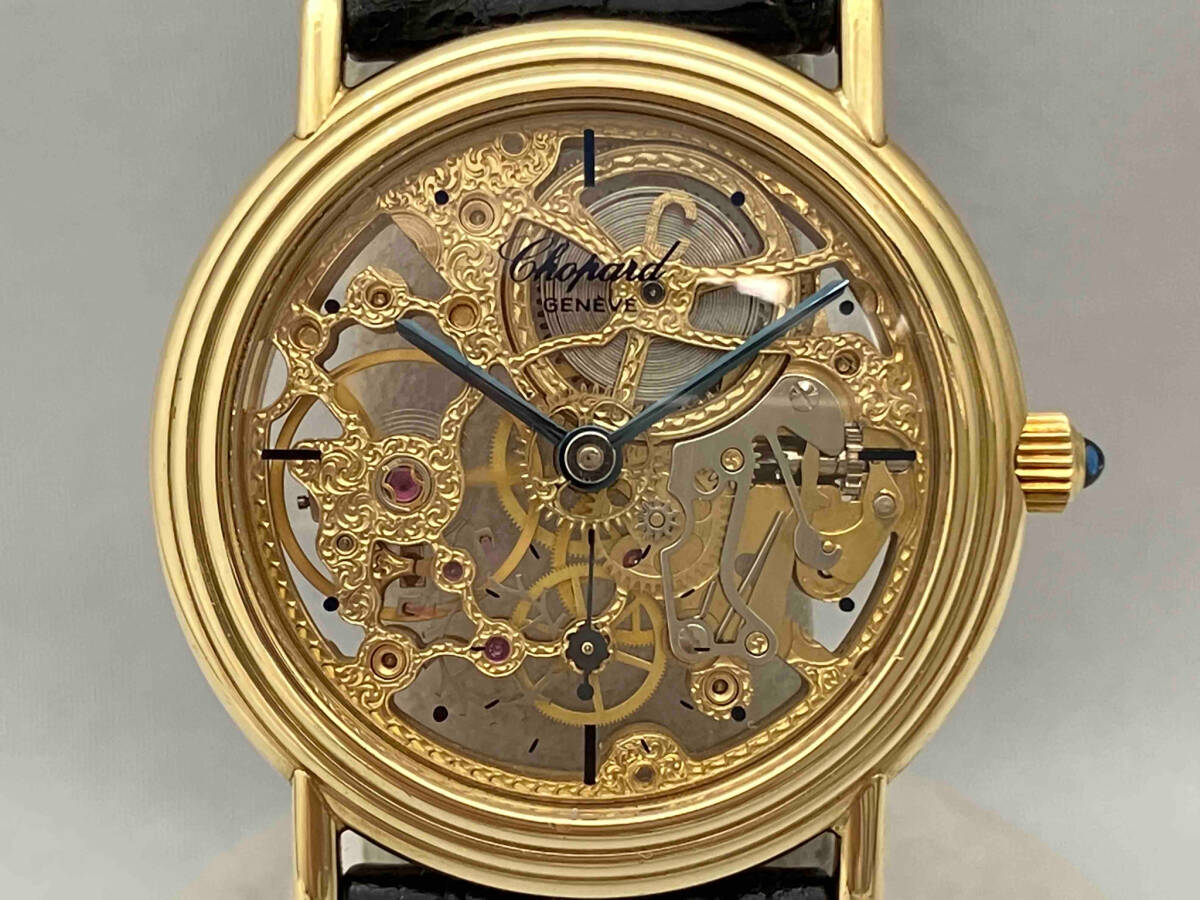 Yahoo!オークション - Chopard ショパール スケルトン 手巻き Yahoo!オークション - Chopard ショパール スケルトン 手巻き