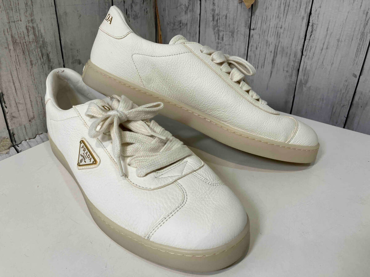 【セール】プラダ☆ロゴ レーンディアスキン スニーカー☆2EE394 Yahoo!オークション - PRADA プラダ レーン ディアスキン
