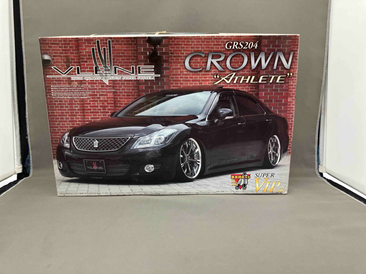 現状品 プラモデル アオシマ 1/24 トヨタ ブレーン ESプレミアム 200 クラウン アスリート スーパーVIPCAR No.089