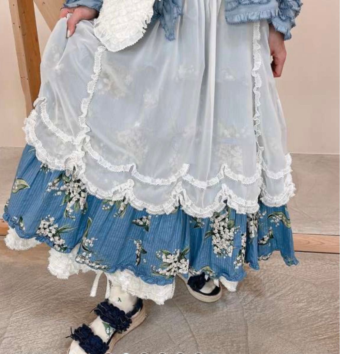 未使用品 pinkhouseダブリエ ピンクハウスダブリエ シフォン 未使用品 pinkhouseダブリエ ピンクハウスダブリエ シフォン