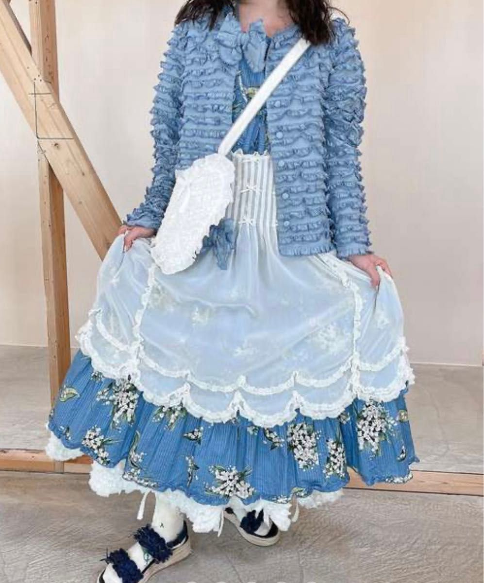 未使用品 pinkhouseダブリエ ピンクハウスダブリエ シフォン 未使用品 pinkhouseダブリエ ピンクハウスダブリエ シフォン