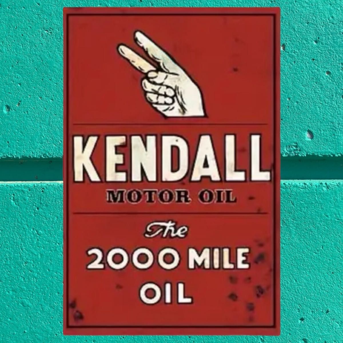 K-160 KENDALL MOTOR OIL レトロ ブリキ看板 アメリカン 雑貨 K-160 KENDALL MOTOR OIL レトロ ブリキ看板 アメリカン 雑貨