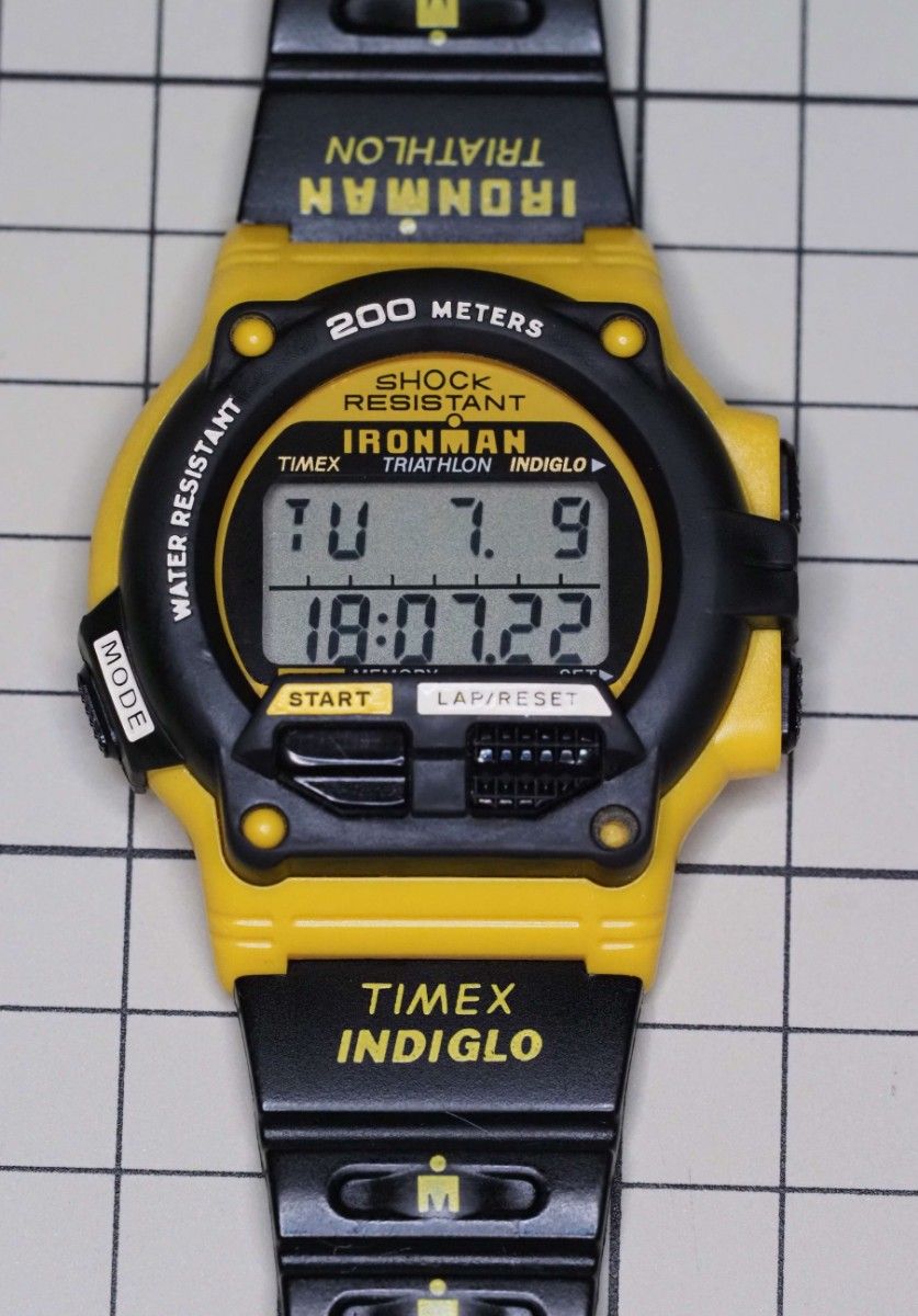 TIMEX IRONMAN TRIATHLON イエロー タイメックス アイアンマン TIMEX IRONMAN TRIATHLON イエロー タイメックス アイアンマン