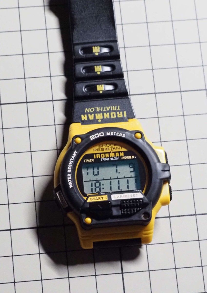 TIMEX IRONMAN TRIATHLON イエロー タイメックス アイアンマン TIMEX IRONMAN TRIATHLON イエロー タイメックス アイアンマン