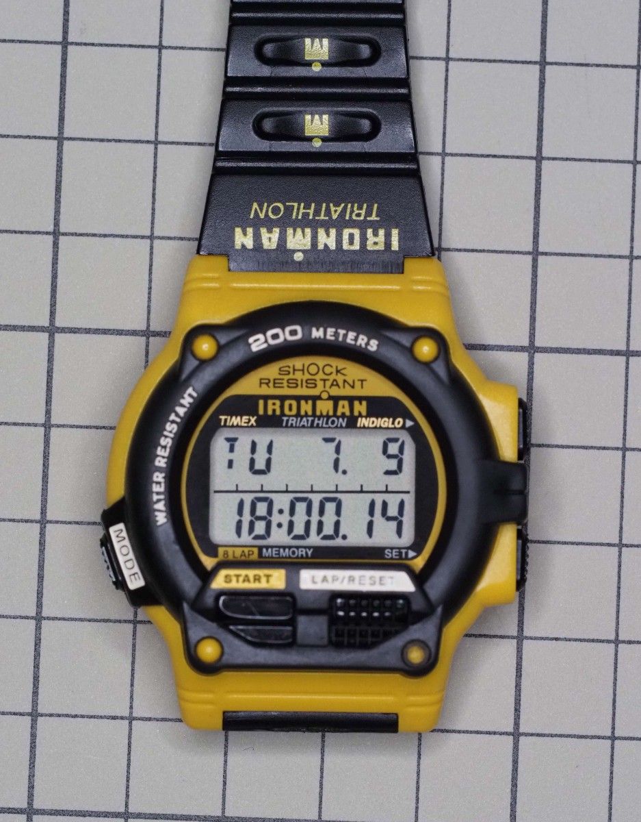 TIMEX IRONMAN TRIATHLON イエロー タイメックス アイアンマン TIMEX IRONMAN TRIATHLON イエロー タイメックス アイアンマン