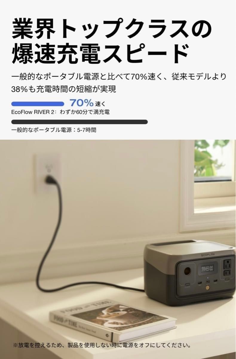 新品未使用未開封 EcoFlow ポータブル電源 RIVER 2 256Wh容量 新品未使用未開封 EcoFlow ポータブル電源 RIVER 2 256Wh容量