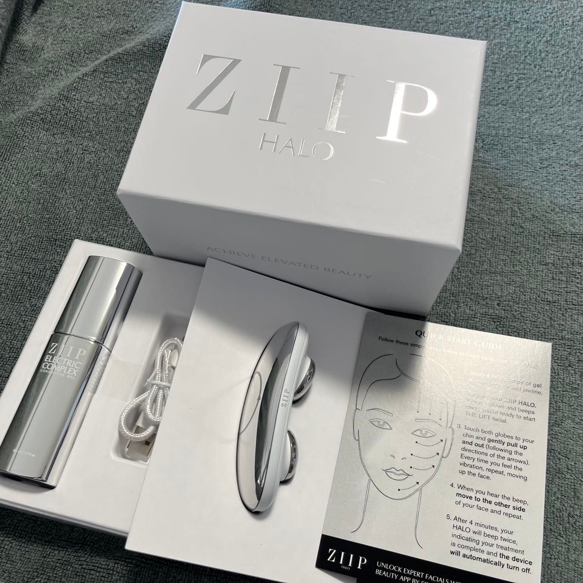 ZIIP HALO マイクロカレント美顔器 フェイシャルトーニング ZIIP HALO マイクロカレント美顔器 フェイシャルトーニング