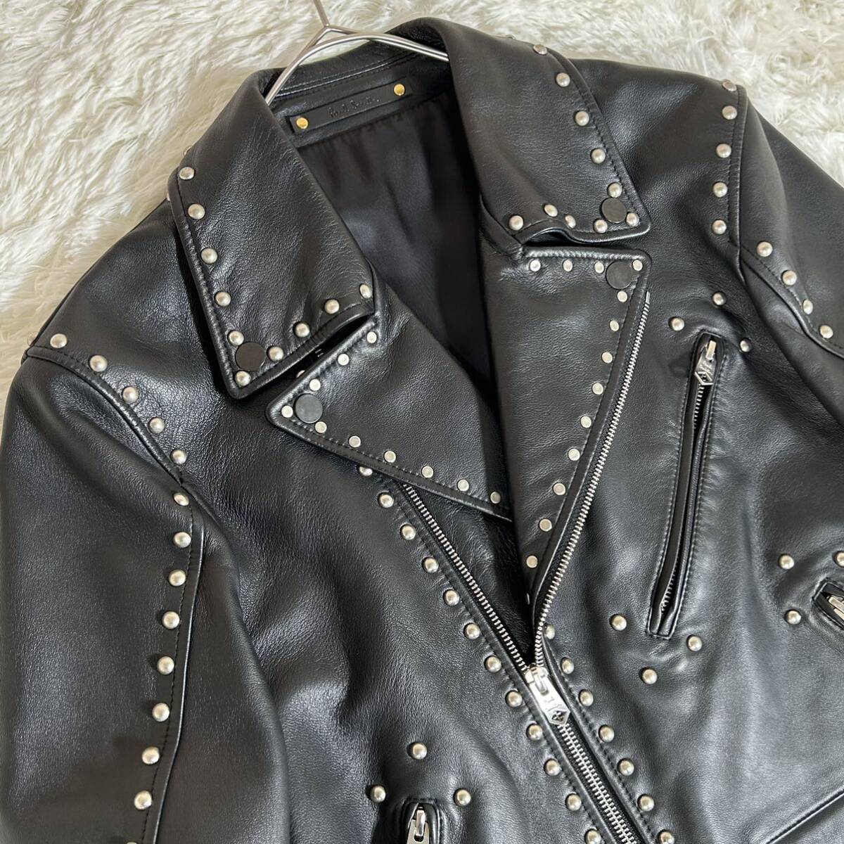 極美品】Paul Smith ポールスミス ダブルライダースジャケット 極美品】Paul Smith ポールスミス ダブルライダースジャケット