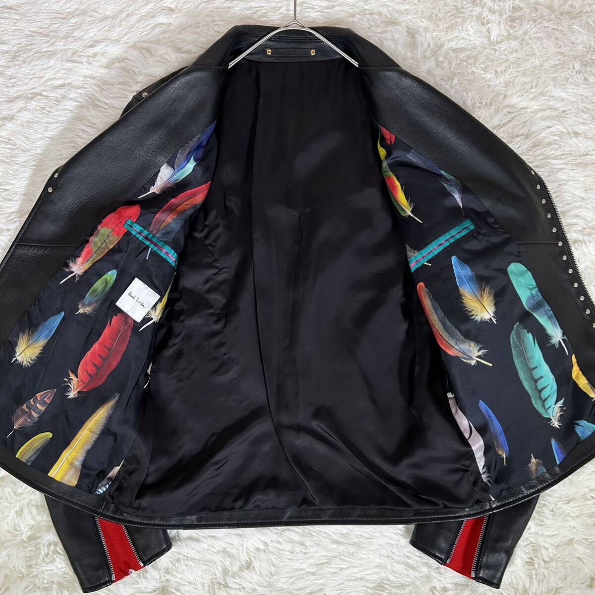 極美品】Paul Smith ポールスミス ダブルライダースジャケット 極美品】Paul Smith ポールスミス ダブルライダースジャケット