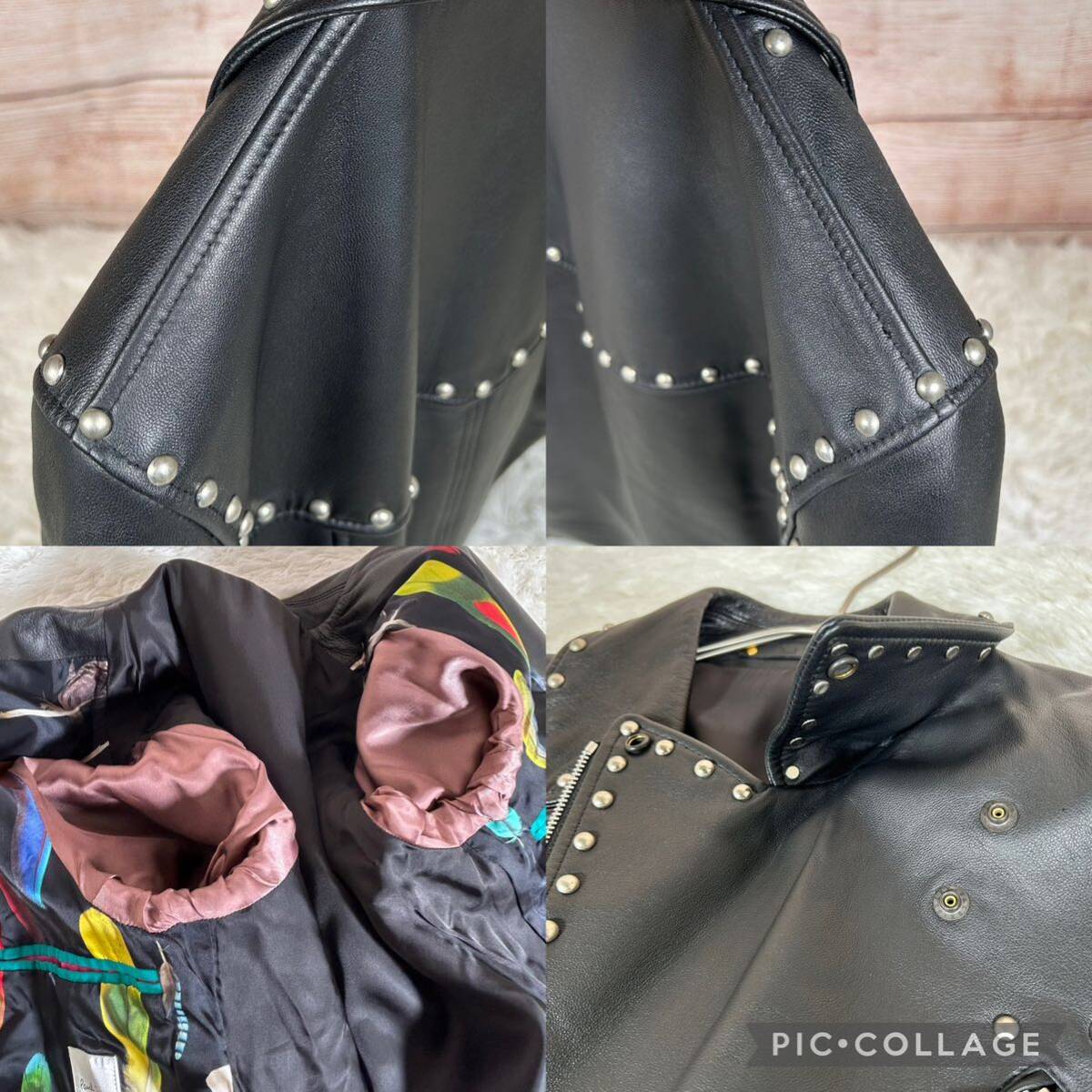 極美品】Paul Smith ポールスミス ダブルライダースジャケット 極美品】Paul Smith ポールスミス ダブルライダースジャケット