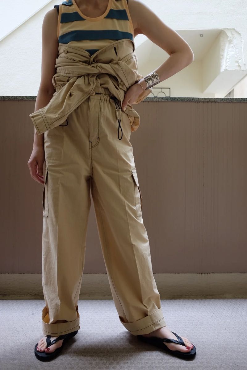jonnlynx US cotton pants 2023ss 定価52800円 ジョンリンクス jonnlynx US cotton pants 2023ss 定価52800円 ジョンリンクス