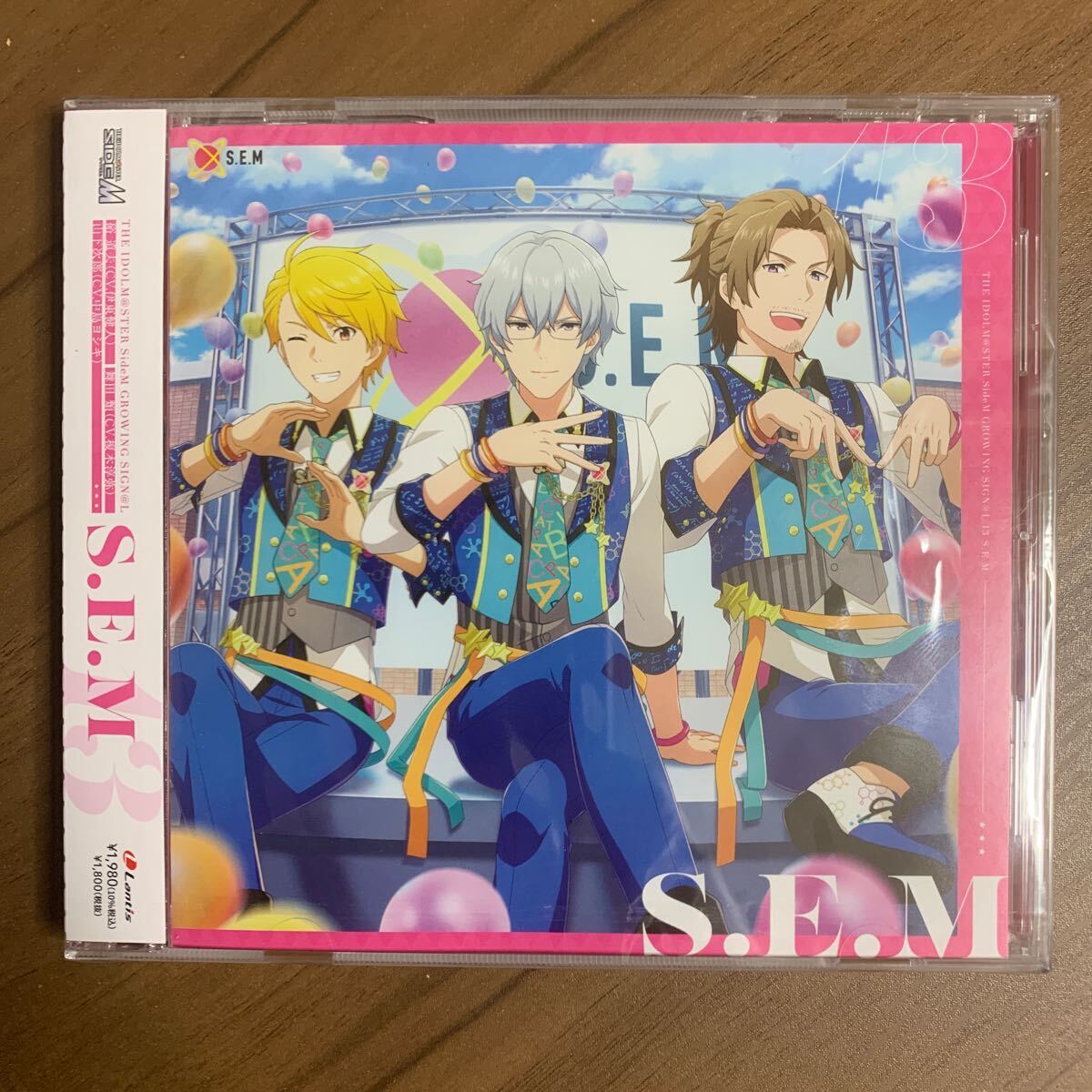 THE IDOLM@STER SideM GROWING SIGN @L 13 CD S E M メガジャケ THE IDOLM@STER SideM GROWING SIGN @L 13 CD S E M メガジャケ