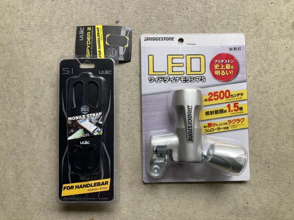 * free shipping * Bridgestone LED wide Dynamo lamp S+ strap for mobile phone new goods unused 