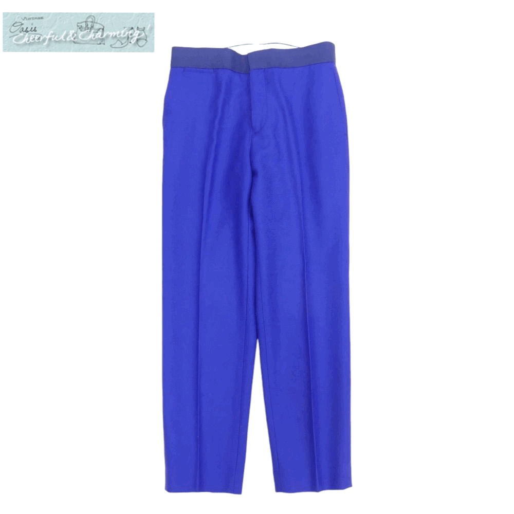 Drawer ウールツイルベーシックパンツ 34 ロイヤルブルー '21年商品 6514-236-1137
