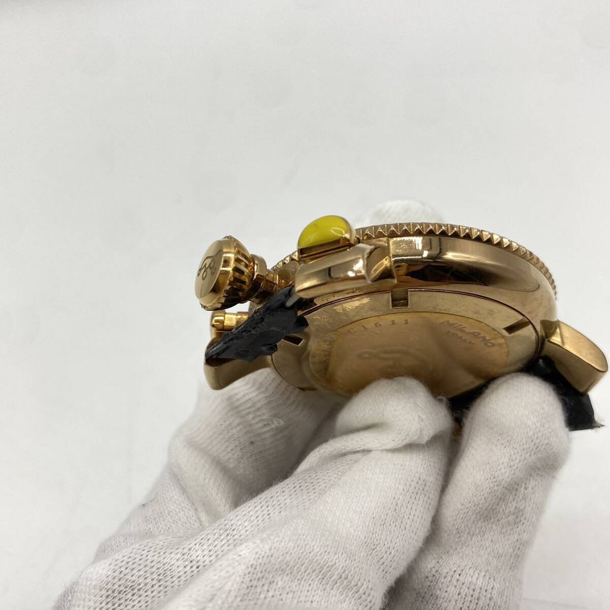 GaGa MILANO ガガミラノ 6056.6 クロノグラフ デイト ブラック GaGa MILANO ガガミラノ 6056.6 クロノグラフ デイト ブラック
