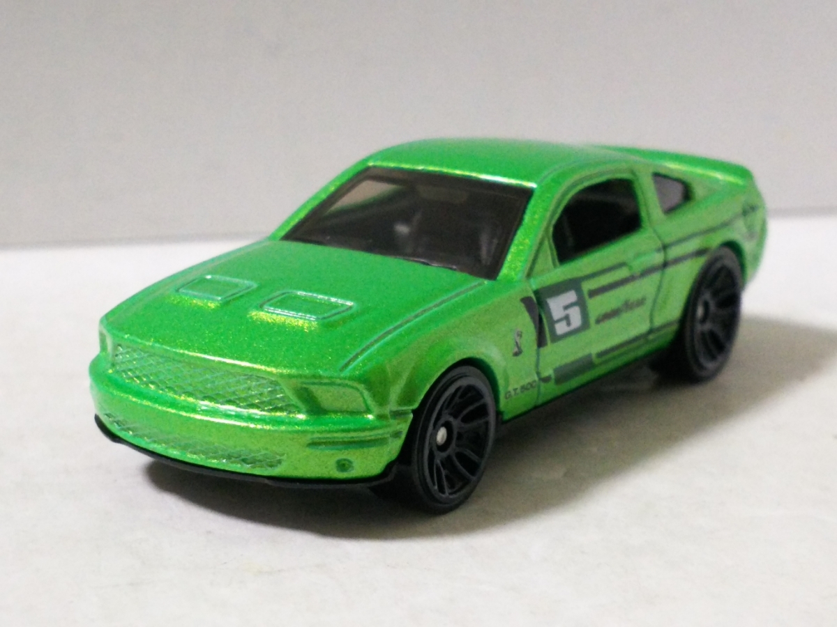 パック限定/'07 シェルビー GT-500/マスタング/緑/ホットウィール/2007 Shelby GT500/Green/Mustang/Hotwheels/Loose/Multi Pack/_画像1