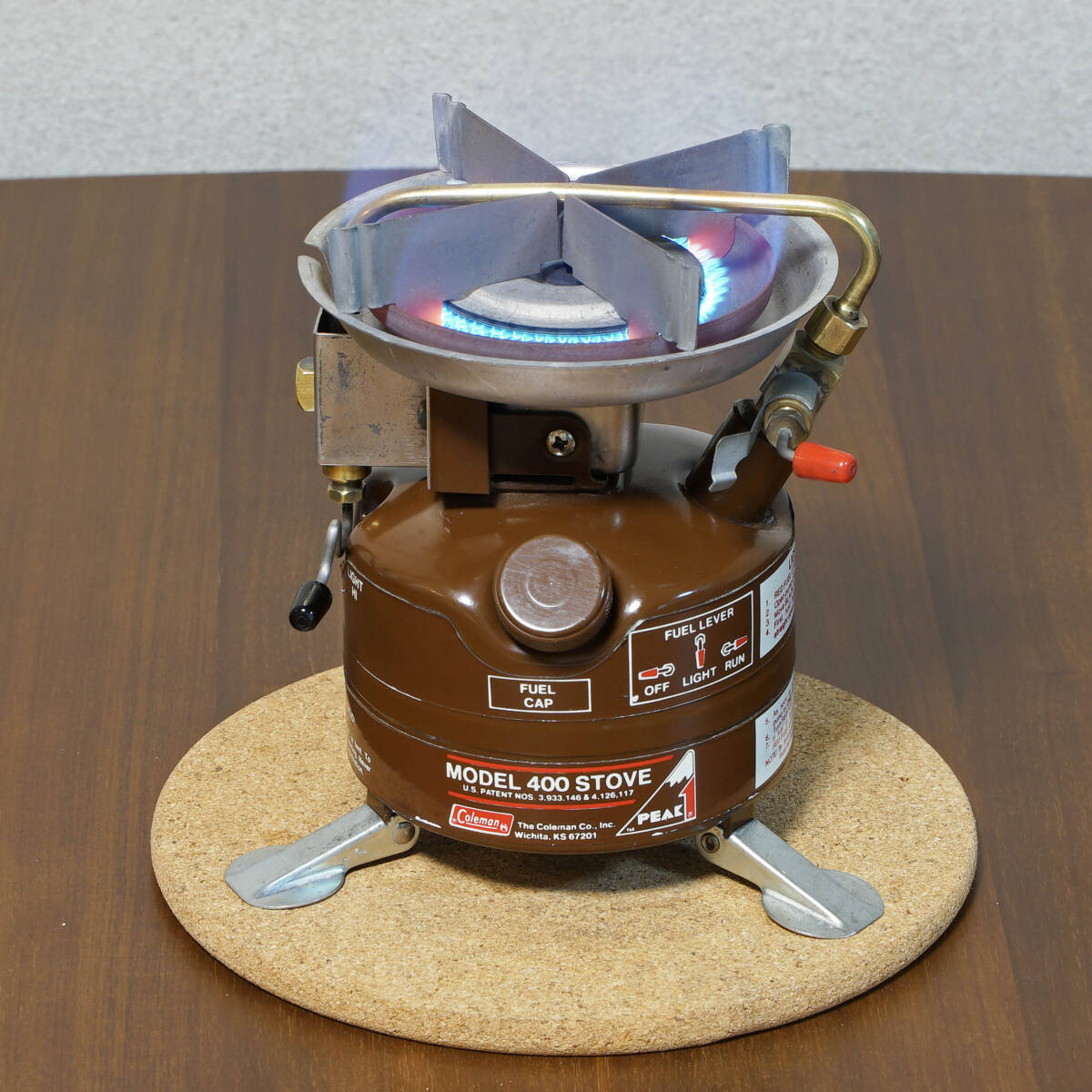 希少モデル】美品 コールマン peak1 400 1984年5月 Coleman 希少モデル】美品 コールマン peak1 400 1984年5月 Coleman
