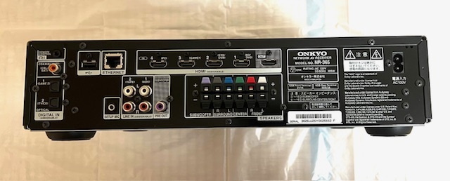 オンキョー ONKYO ネットワーク AVレシーバー NR-365 極上品 AV オンキョー ONKYO ネットワーク AVレシーバー NR-365 極上品 AV