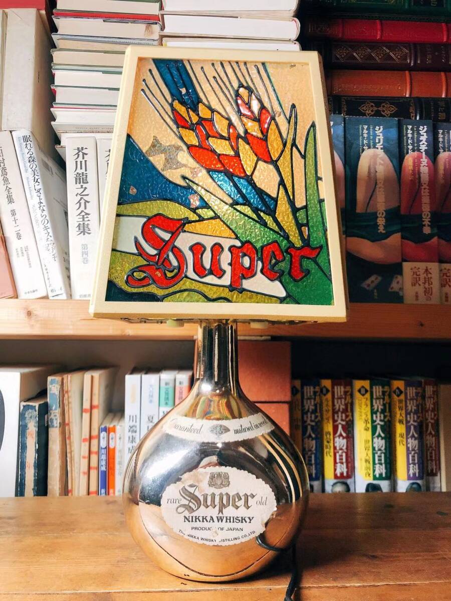 新品 ニッカウヰスキーのステンドランタン Super NIKKA ブラック 新品 ニッカウヰスキーのステンドランタン Super NIKKA ブラック